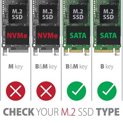 Axagon EEM2-SA USB microB 3.2 Gen1 - M.2 SATA SSD ház (Újracsomagolt)
