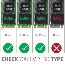 Axagon EEM2-SB2 USB-C 3.2 Gen 2 - M.2 NVMe/SATA fekete csavar nélküli külső SSD ház