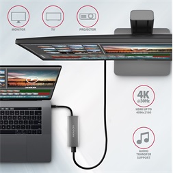 Axagon HMC-5G21 USB-C 10Gbps SPEEDSTER 5in1 hub