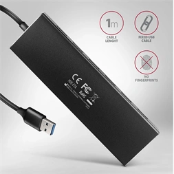 Axagon HUE-F7A SuperSpeed USB-A FLAT hub