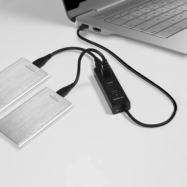 Axagon HUE-S2B 4 portos USB3.0 gyorstöltő HUB