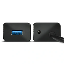 Axagon HUE-SA7BP 7 portos USB3.0 gyorstöltő fekete HUB