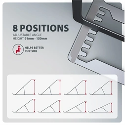 Axagon STND-LAG állvány laptopokhoz és táblagépekhez