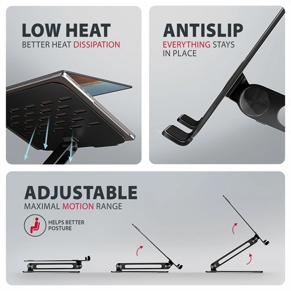 Axagon STND-LQB állvány laptopokhoz és táblagépekhez