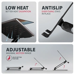 Axagon STND-LQB állvány laptopokhoz és táblagépekhez