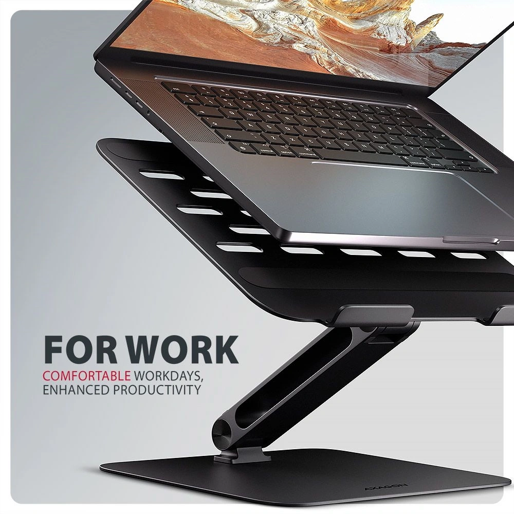 Axagon STND-LQB állvány laptopokhoz és táblagépekhez