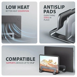 Axagon STND-VG függőleges állvány laptopokhoz és táblagépekhez