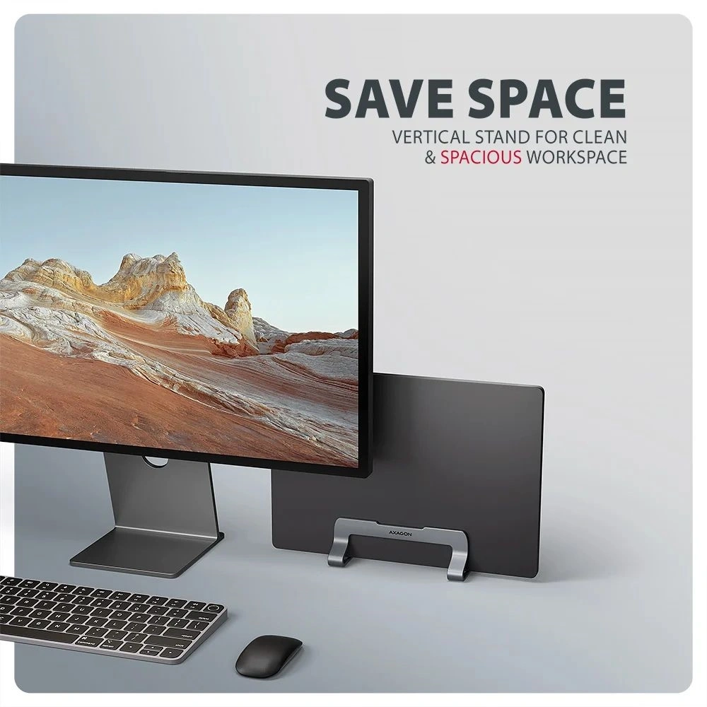 Axagon STND-VG függőleges állvány laptopokhoz és táblagépekhez