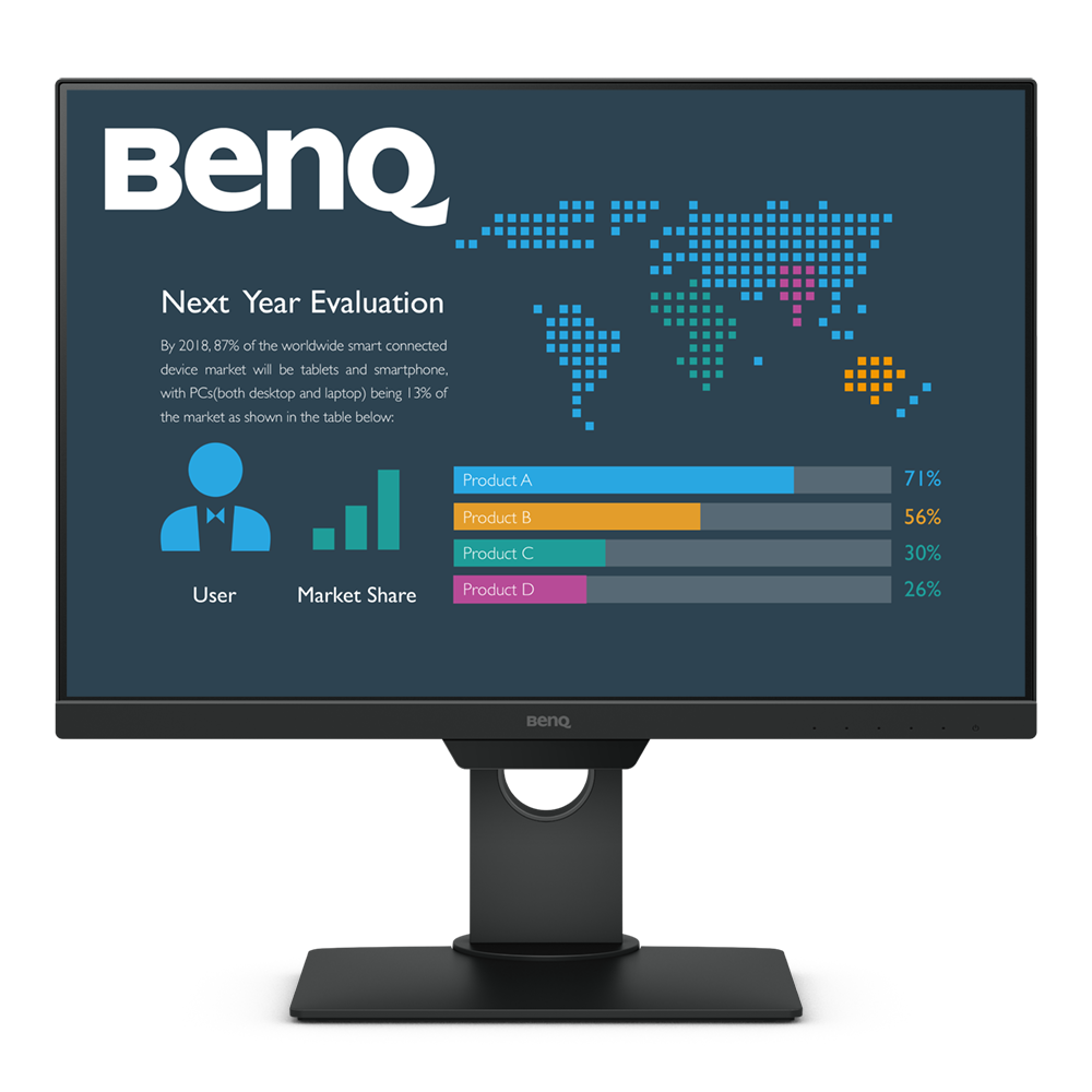 BENQ 24,5" BL2581T WUXGA IPS DP/VGA/HDMI/USB fekete LED monitor