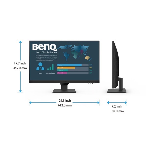BENQ 27" BL2790 FHD IPS 100 Hz HDMI/DP monitor