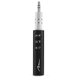Media-Tech MT3588 hordozható fekete Bluetooth vevő