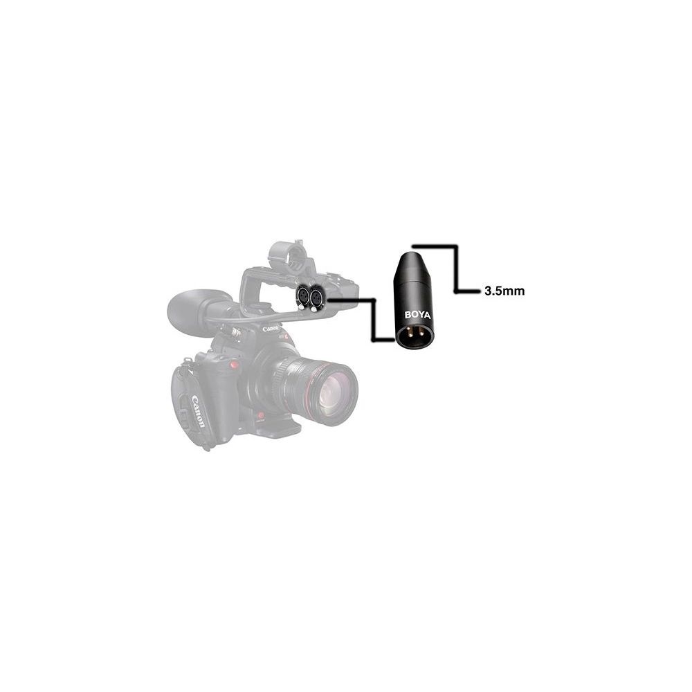 BOYA BY-35C-XLR 3,5mm Mini Jack - XLR átalakító