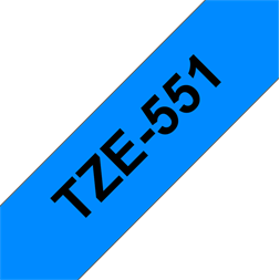 Brother TZe-551 0.94" 24mmx8m kék/felete laminált szalag