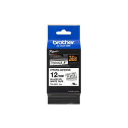 Brother TZe-S231 0.47" 12mmx8m fehér/fekete erős tapadású szalag