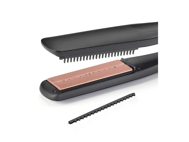 BaByliss ST596E Steam Lux Styler titánium-kerámialapos fekete-rose gold hajsimító