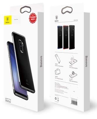 Baseus Armor Samsung S9 piros TPU tok