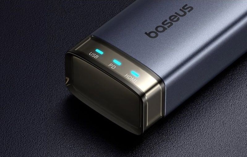 Baseus B00052802811-01 UltraJoy 6in1 szürke HUB