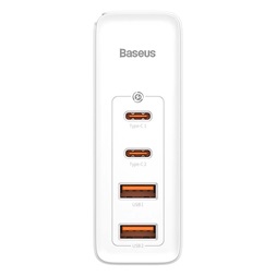 Baseus CCGAN2P-L02 GaN2 Pro 100W 2xUSB/2xType-C 100W fehér hálózati töltő