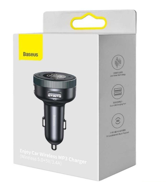Baseus CCLH-01 Enjoy fekete FM transzmitter