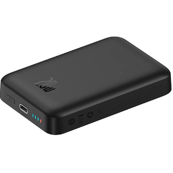 Baseus P10059001113-00 Magnetic Mini Air 10000mAh 20W fekete vezeték nélküli gyors töltő és power bank