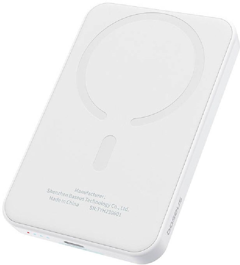 Baseus P10064101223-00 MagPro Magnetic 5000mAh 20W MagSafe fehér power bank