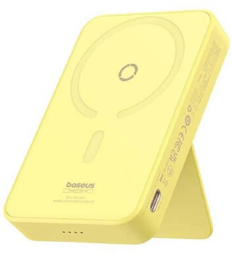 Baseus P10064101Y23-00 MagPro Magnetic 5000mAh 20W MagSafe sárga power bank