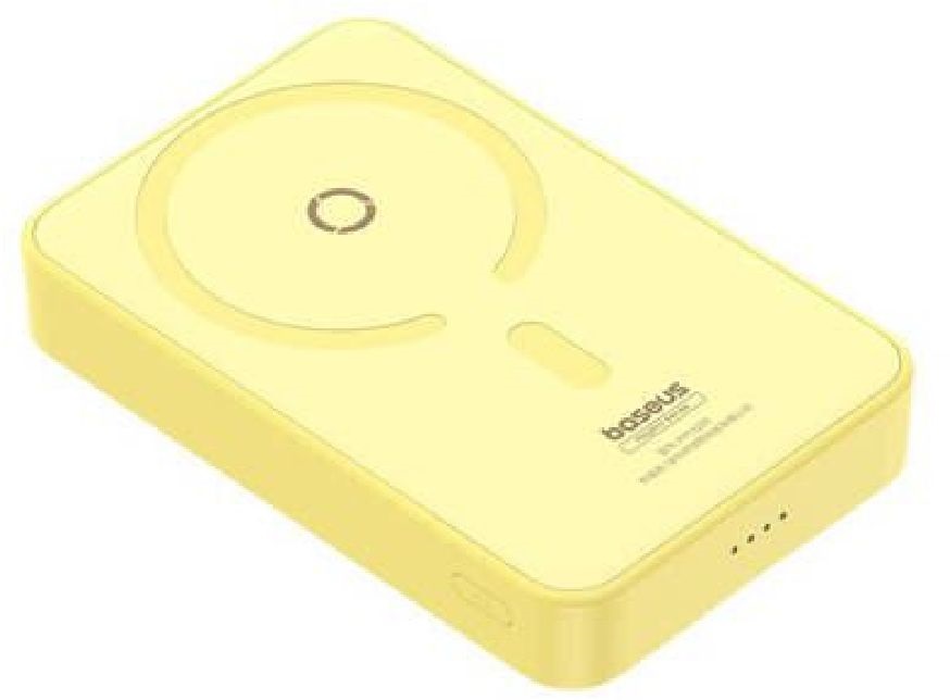 Baseus P10064101Y23-00 MagPro Magnetic 5000mAh 20W MagSafe sárga power bank