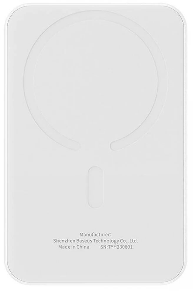 Baseus P10068306213-00 Compact Type-C Edition 5000mAh 20W fehér power bank