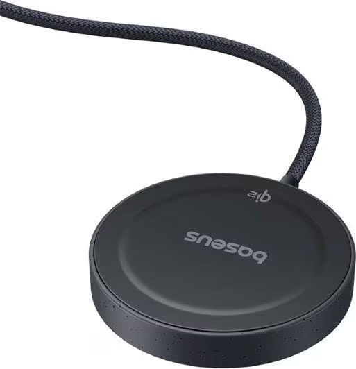Baseus P10273300121-00 Simple Mini4 Magnetic Qi2 15W univerzális vezeték nélküli fekete töltő