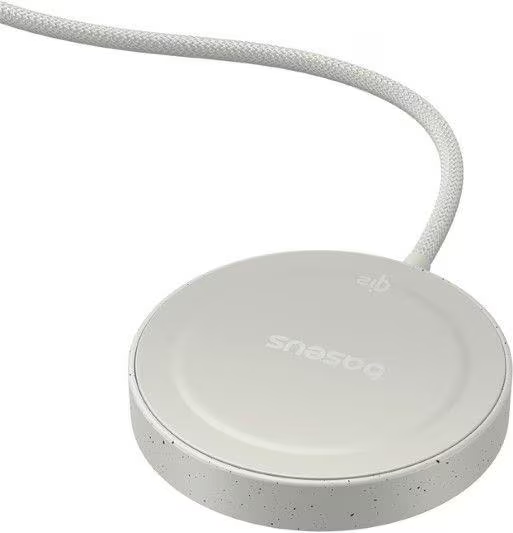 Baseus P10273300G21-00 Simple Mini4 Magnetic Qi2 15W univerzális vezeték nélküli fehér töltő