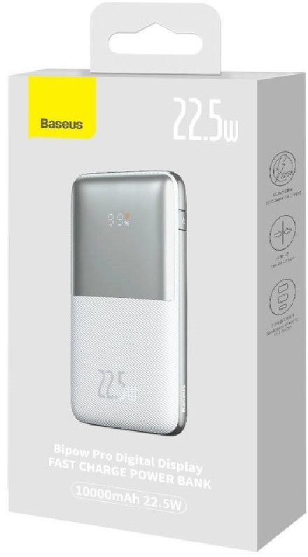 Baseus PPBD040002 Bipow Pro 10000mAh fehér power bank