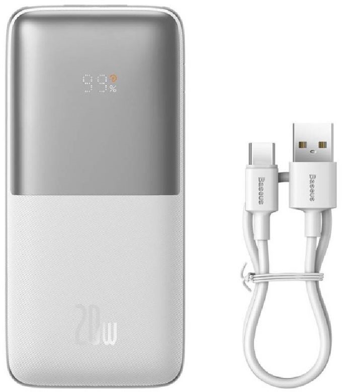 Baseus PPBD040102 Bipow Pro 10000mAh fehér power bank