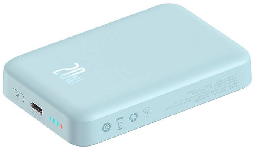 Baseus PPCX110103 Magnetic Mini 10000mAh kék power bank
