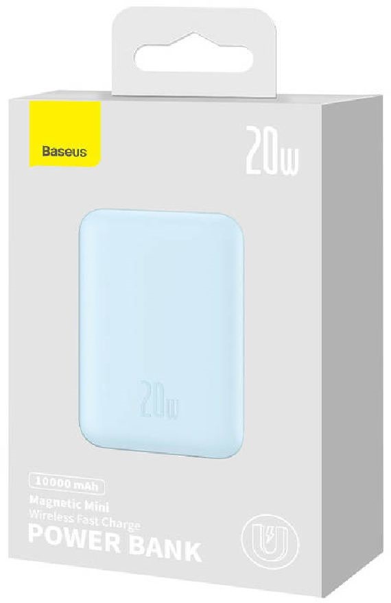 Baseus PPCX110103 Magnetic Mini 10000mAh kék power bank
