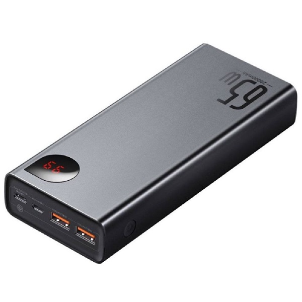 Baseus PPIMDA-D01 Adaman Metal 20000mAh fekete power bank (Újracsomagolt)