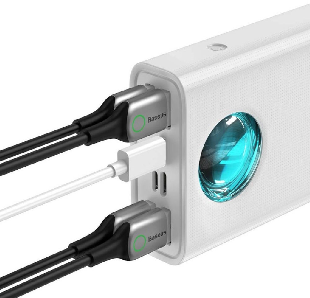 Baseus PPLG000102 Ambilight 30000mAh fehér power bank
