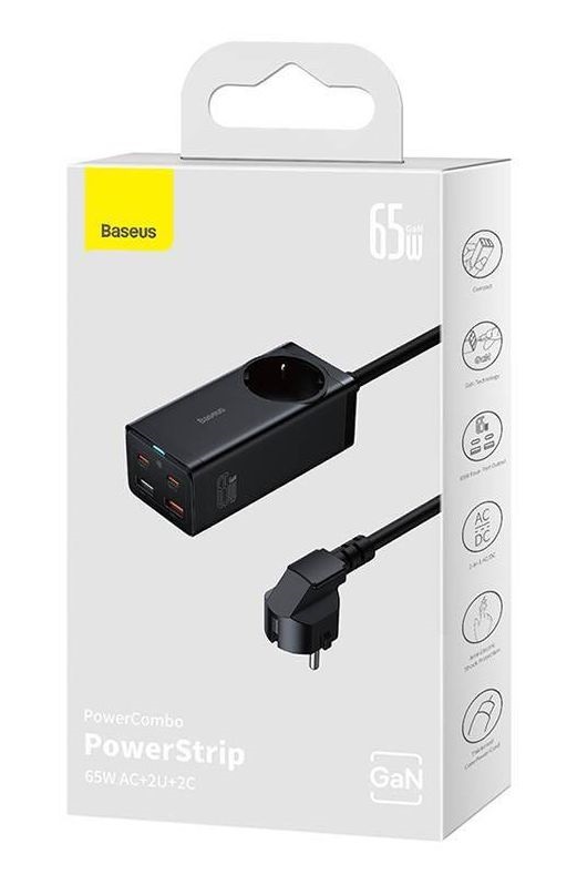 Baseus PSZM000901 GaN3 Pro 65W hálózati töltő
