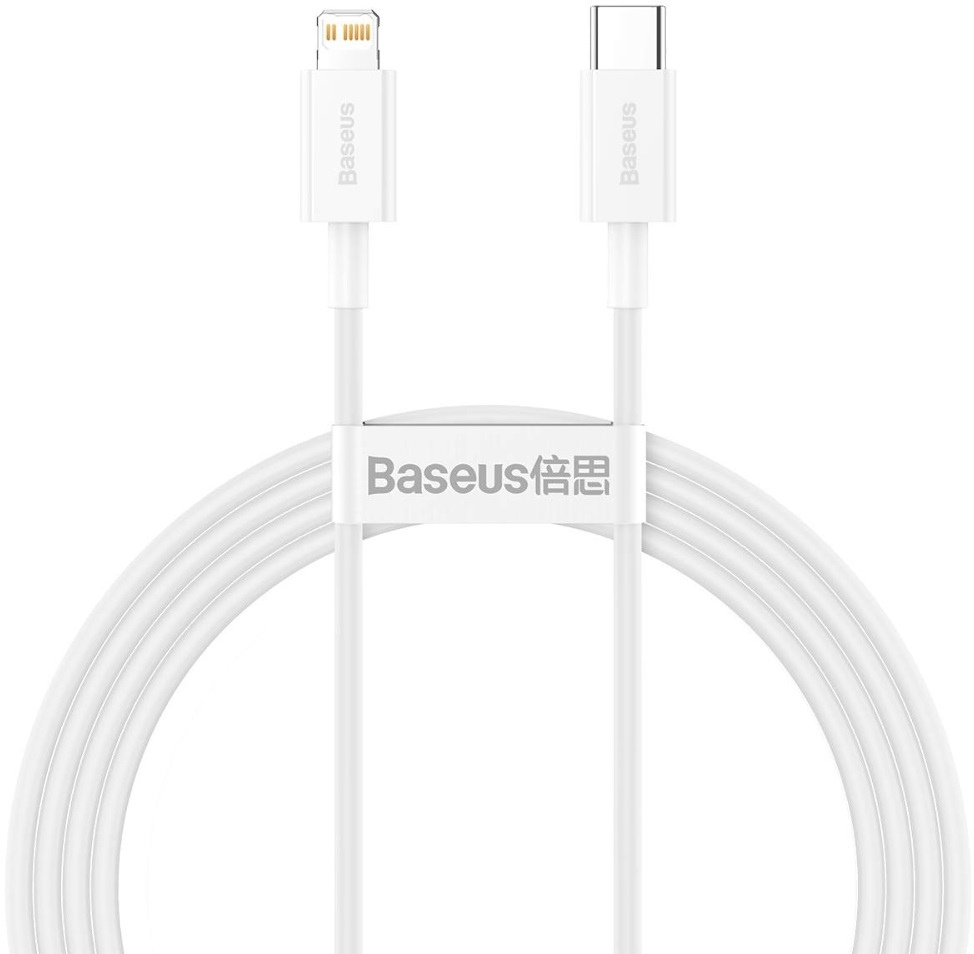 Baseus Superior Series PD 20W 1,5m USB-C - Lightning fehér kábel