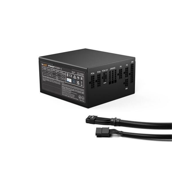 Be Quiet! 1000W - STRAIGHT POWER 12 Platinum (80+ Platinum, ATX3.0, moduláris) fekete tápegység