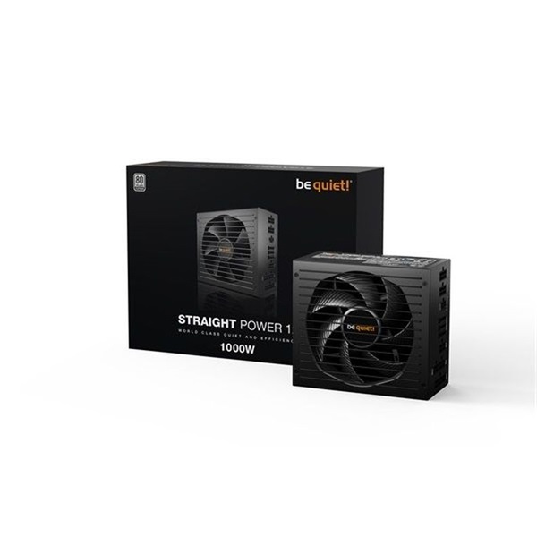 Be Quiet! 1000W - STRAIGHT POWER 12 Platinum (80+ Platinum, ATX3.0, moduláris) fekete tápegység