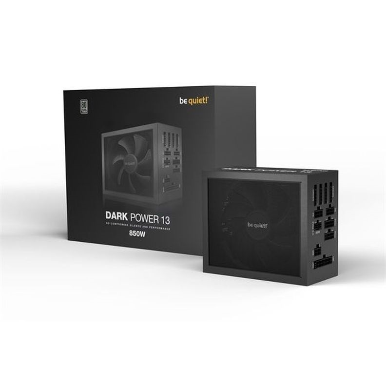 Be Quiet! 850W - DARK POWER 13 (80+ Titanium, ATX3.0, moduláris) fekete tápegység