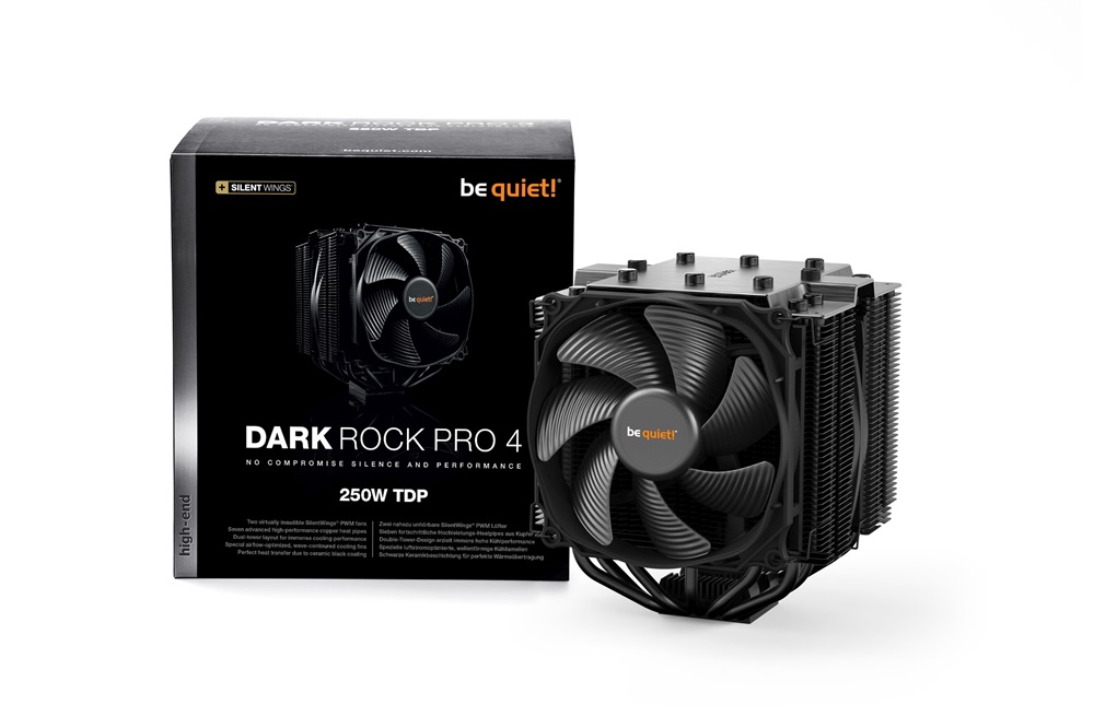 Be Quiet! DARK ROCK PRO 4 processzor hűtő
