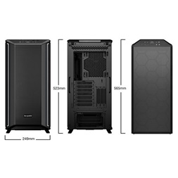 Be Quiet! Dark Base 701 E-ATX fekete számítógépház