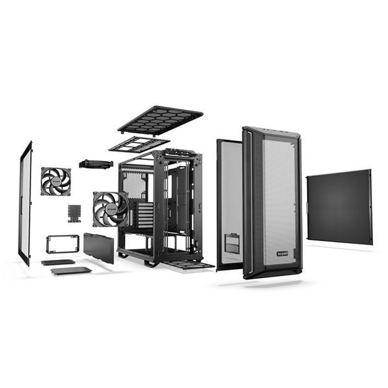 Be Quiet! Dark Base 701 E-ATX fekete számítógépház