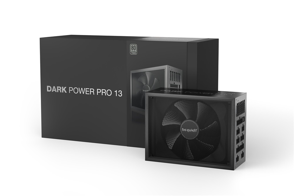 Be Quiet! Dark Power Pro 13 1600W 80+ Titanium (PCIe 5.0) ventillátorral dobozos tápegység