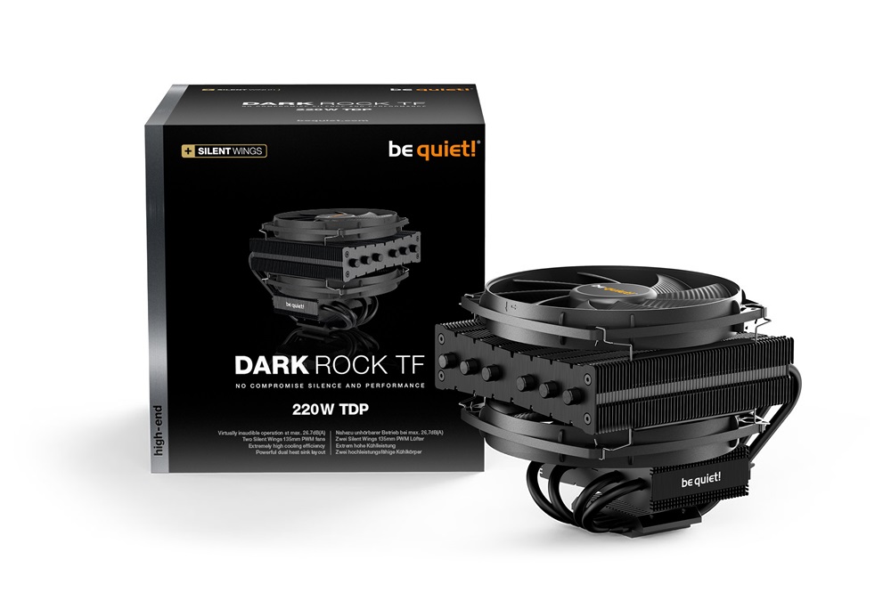 Be Quiet! Dark Rock TF 135mm Fekete processzor hűtő