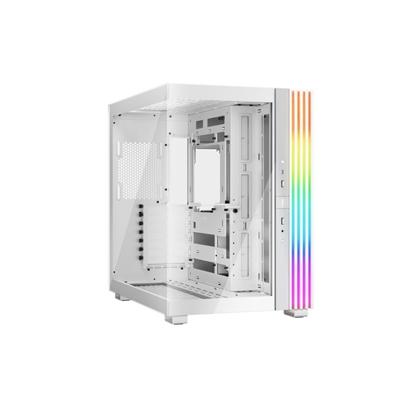 Be Quiet! LIGHT BASE 600 DX fehér (táp nélküli) ablakos ATX ház