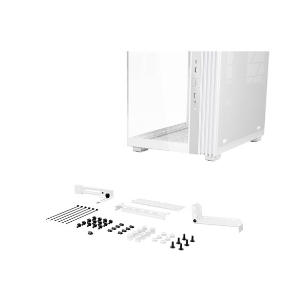 Be Quiet! LIGHT BASE 600 DX fehér (táp nélküli) ablakos ATX ház