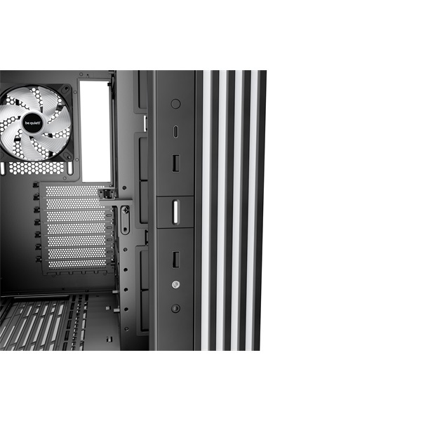 Be Quiet! LIGHT BASE 600 DX fekete (táp nélküli) ablakos ATX ház