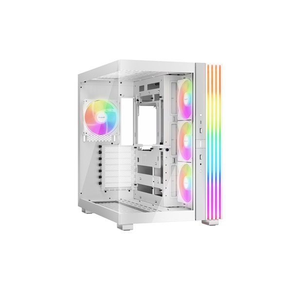 Be Quiet! LIGHT BASE 600 LX fehér (táp nélküli) ablakos ATX ház